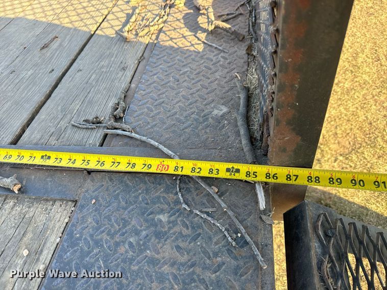 image for item MS9827 2001 Ark City Trailer utility trailer