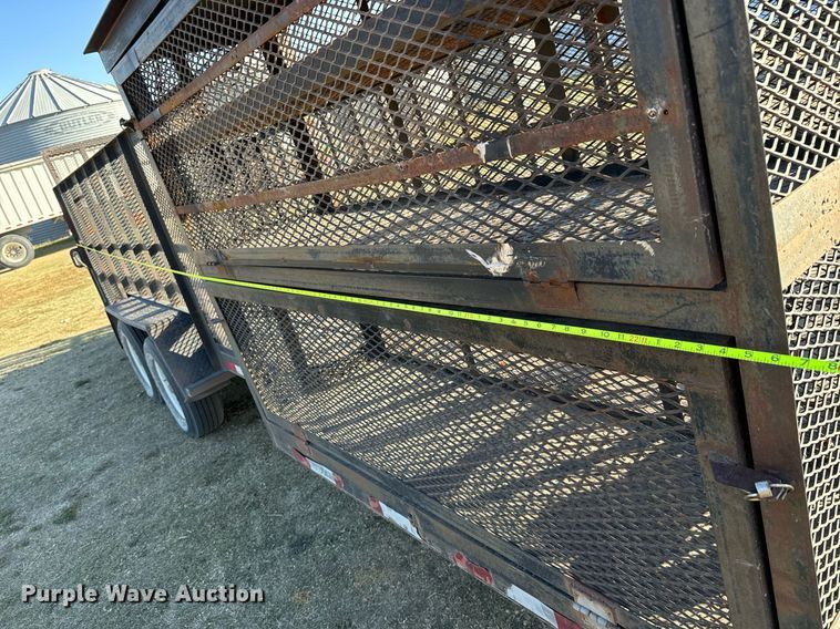 image for item MS9827 2001 Ark City Trailer utility trailer