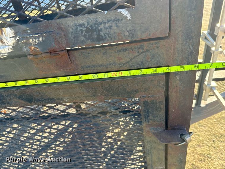 image for item MS9827 2001 Ark City Trailer utility trailer