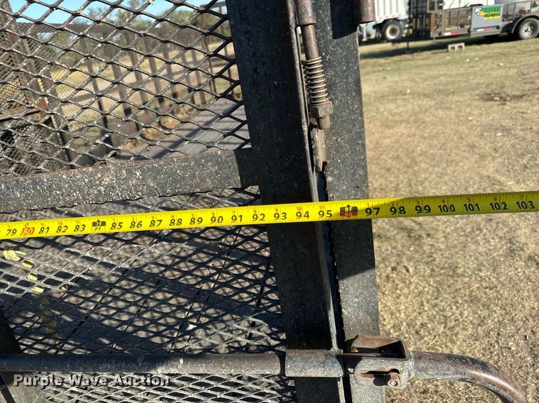 image for item MS9827 2001 Ark City Trailer utility trailer