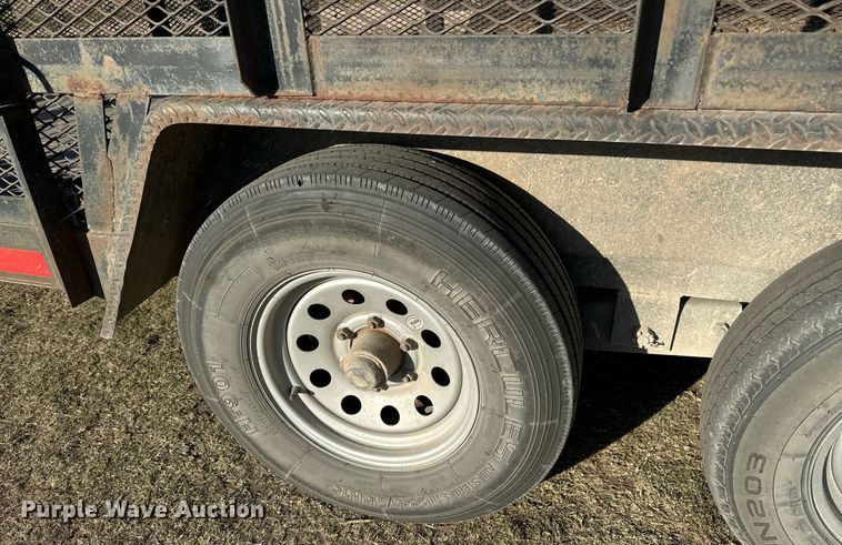 image for item MS9827 2001 Ark City Trailer utility trailer