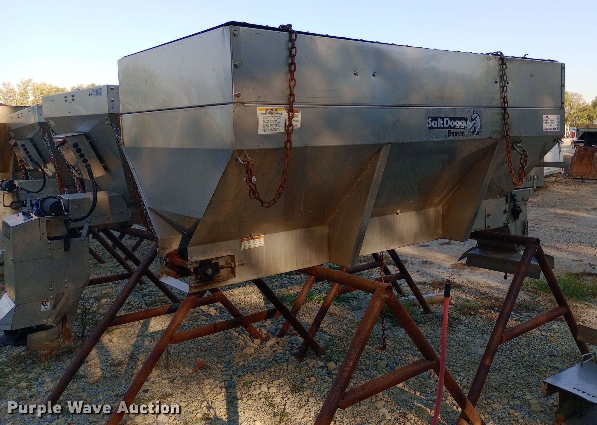 SaltDogg spreader in Augusta, KS Item DW0790 for sale Purple Wave