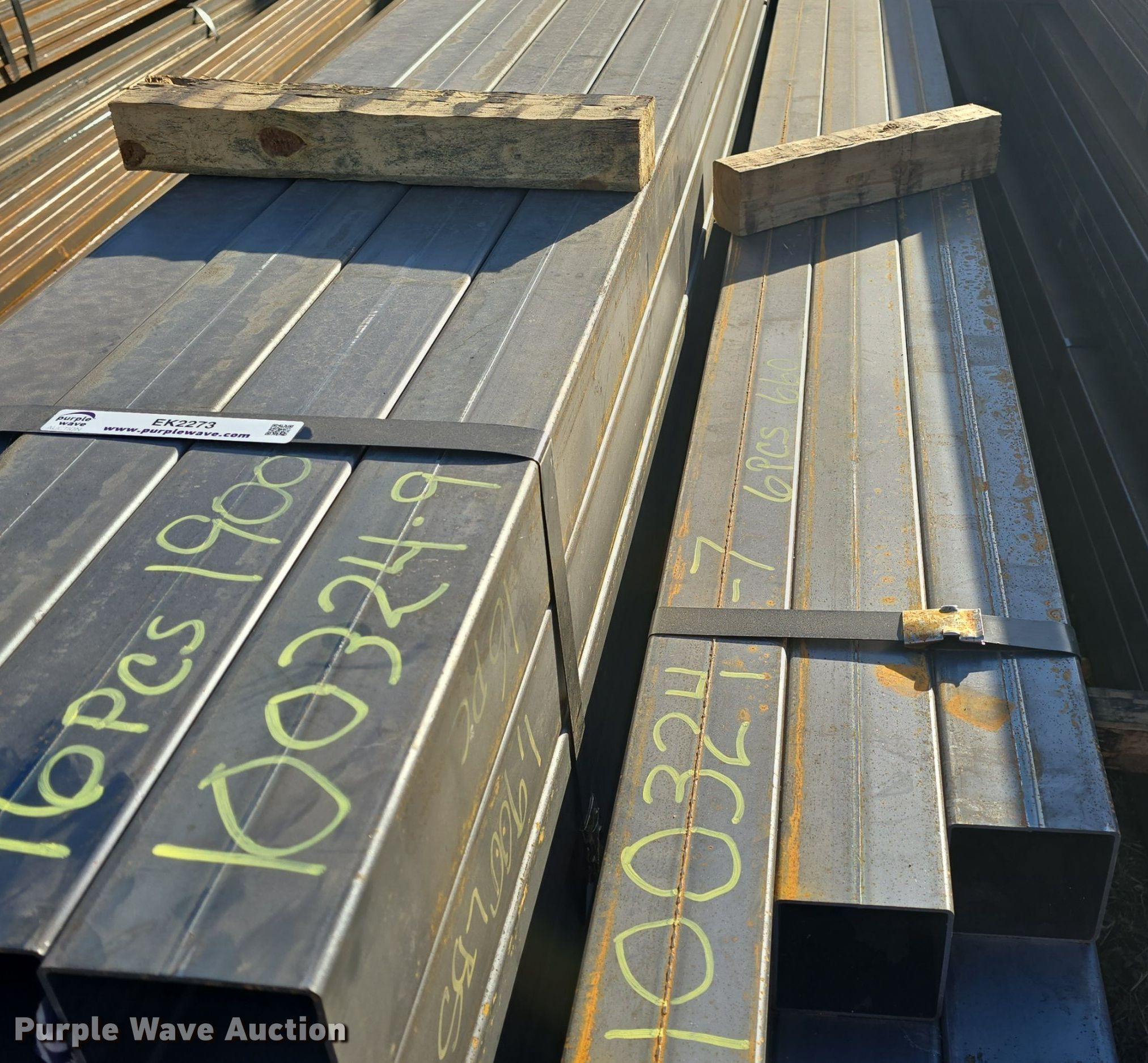 (62) pieces of rectangular tubing in Hoyt, KS | Item EK2273 for sale ...