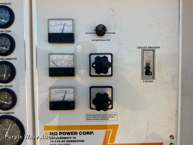 image for item DD3349 Whisperwatt DCA-70SSIU generator