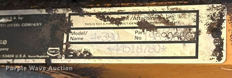 image for item DD3350 Case  585E forklift