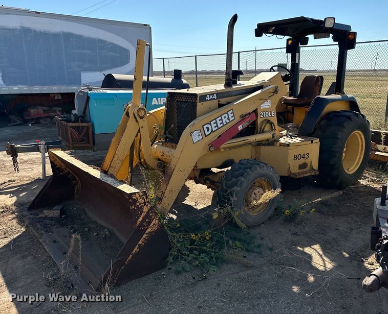 image for item DD3381 John Deere 210LE landscape tractor