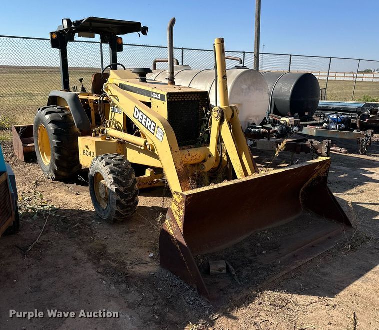 image for item DD3381 John Deere 210LE landscape tractor