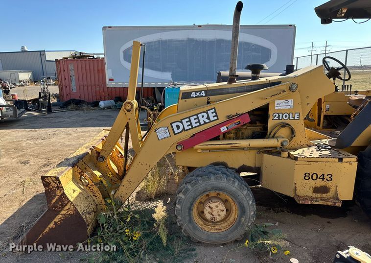 image for item DD3381 John Deere 210LE landscape tractor
