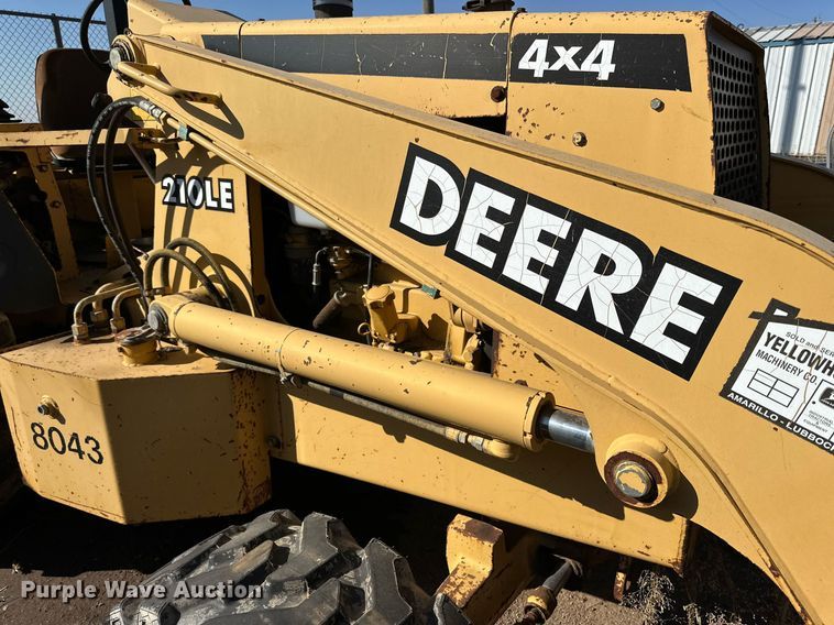 image for item DD3381 John Deere 210LE landscape tractor