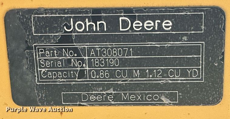 image for item DD3382 2006 John Deere 210LE landscape tractor