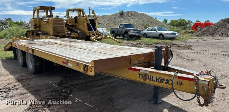 image for item DG4498 1997 Trail King equipment trailer