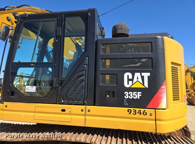 image for item DI6280 2018 Caterpillar 335FL CR excavator
