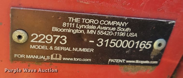 image for item DN3589 2015 Toro TRX-20 trencher