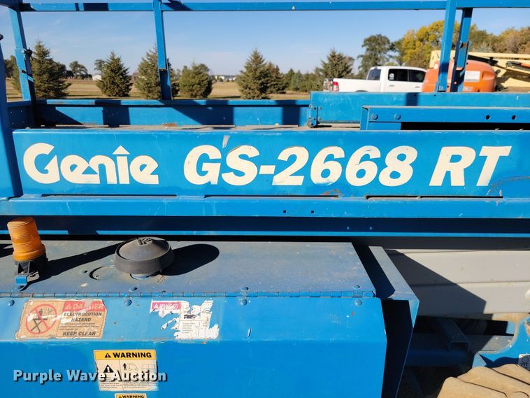 image for item DN3590 2008 Genie GS-2668 RT scissor lift