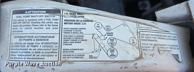 image for item DO5507 2000 Ford F450 Super Duty flatbed truck