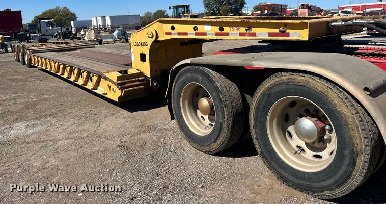 image for item DO7571 2000 Load King HDD 503 lowboy equipment trailer
