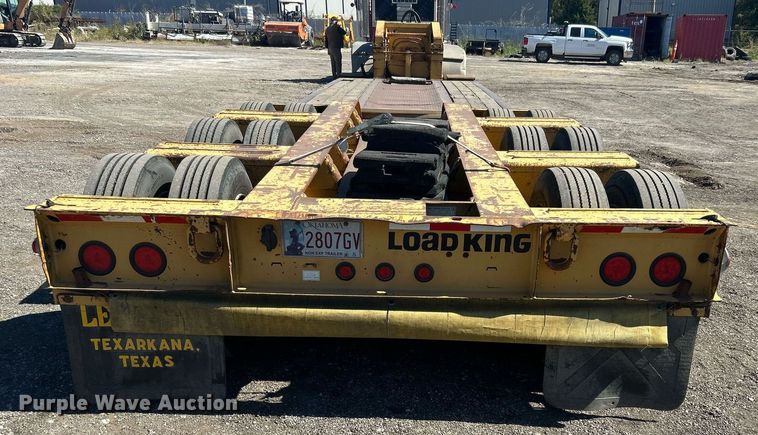 image for item DO7571 2000 Load King HDD 503 lowboy equipment trailer