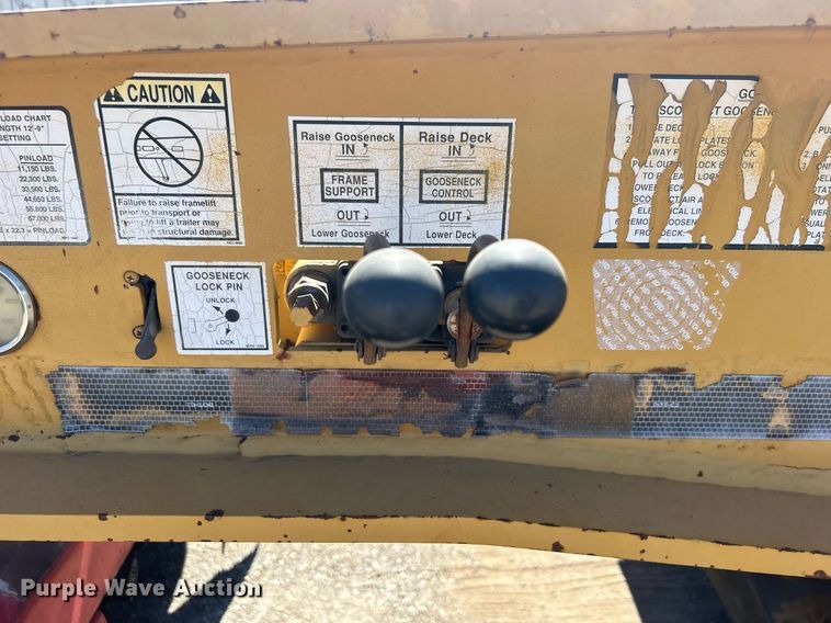 image for item DO7571 2000 Load King HDD 503 lowboy equipment trailer