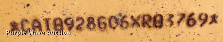 image for item DO7573 2003 Caterpillar  928G wheel loader