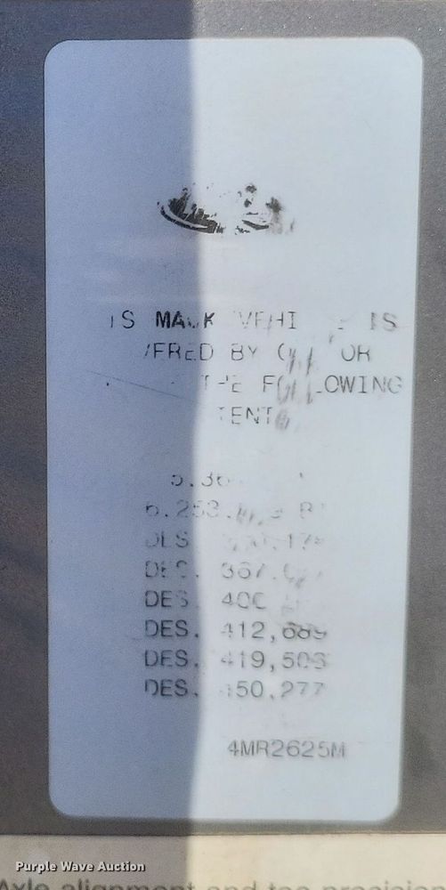 image for item DQ3708 2003 Mack RD688S dump truck