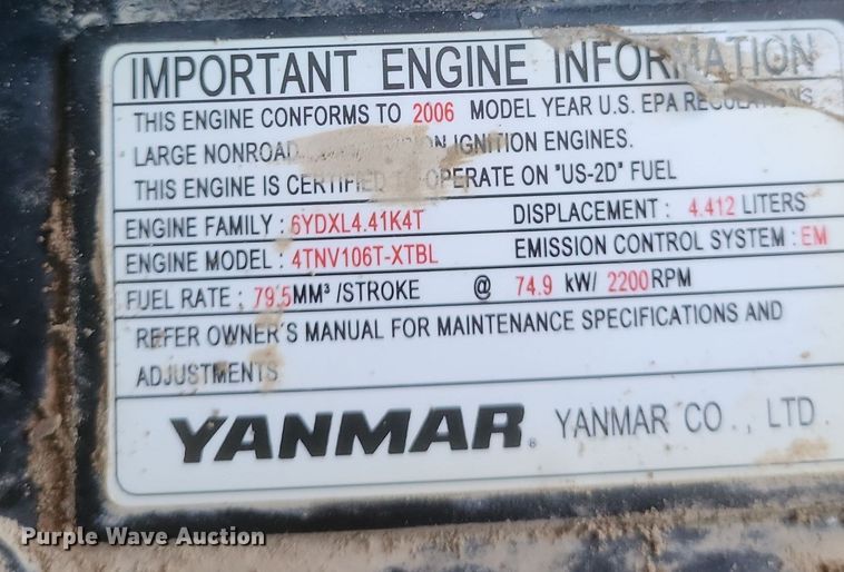 image for item DQ3709 2007 Takeuchi  TL150 tracked skid steer loader