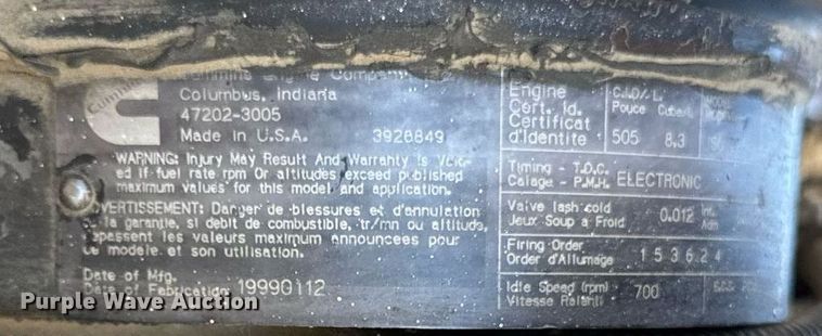 image for item DT2097 1999 Sterling  L-Line ready mix truck