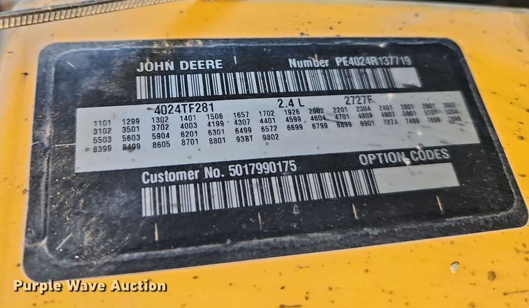 image for item DT7516 1990 Sullivan D185 air compressor