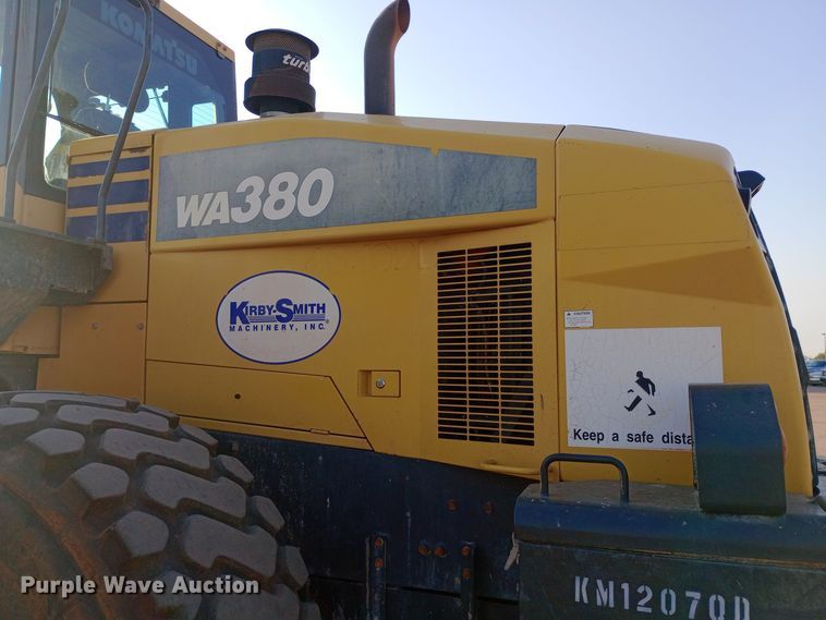 image for item DW0775 2011 Komatsu WA380-7 wheel loader
