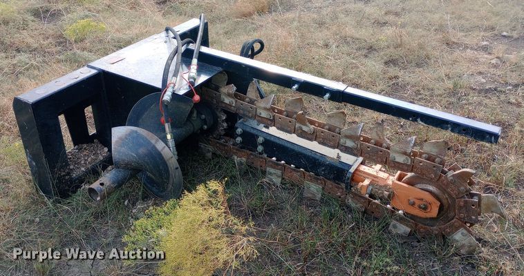 image for item DW0777 AGT skid steer trencher