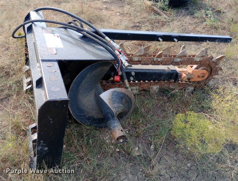 image for item DW0777 AGT skid steer trencher