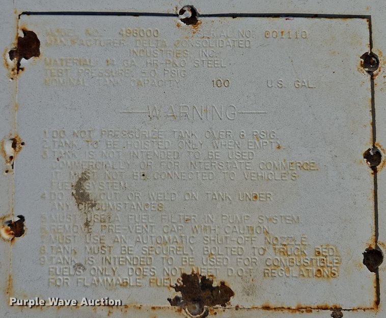 image for item DW2517 (2) fuel tanks 