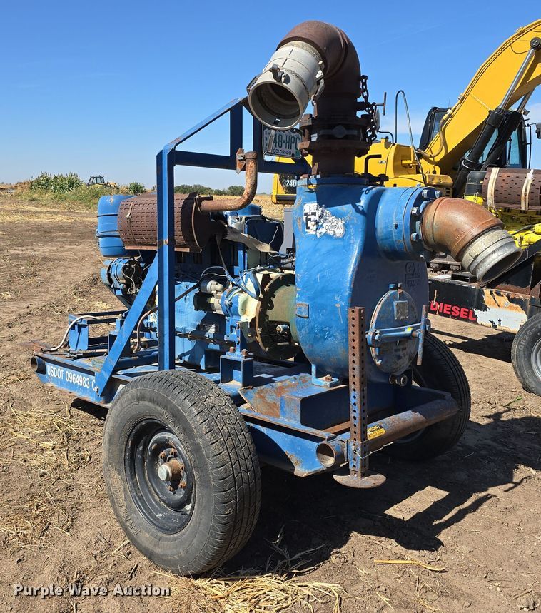 image for item DW3752 Gorman Rupp 18CZ-F5L irrigation pump
