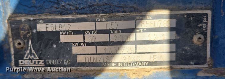 image for item DW3752 Gorman Rupp 18CZ-F5L irrigation pump