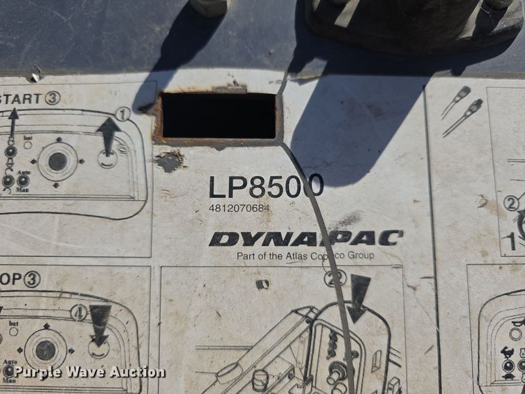 image for item DW3759 2014 Atlas Copco DynaPac LP8504 trench compactor