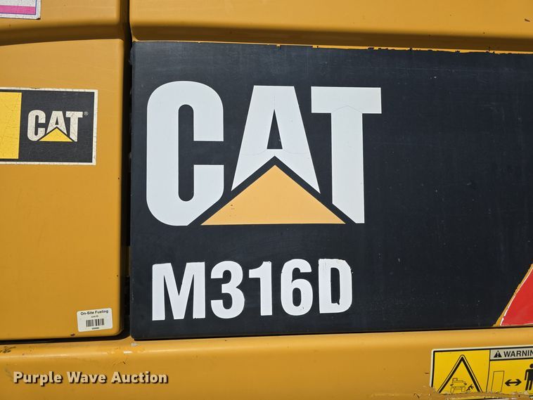 image for item DW3761 2010 Caterpillar M316D wheeled excavator