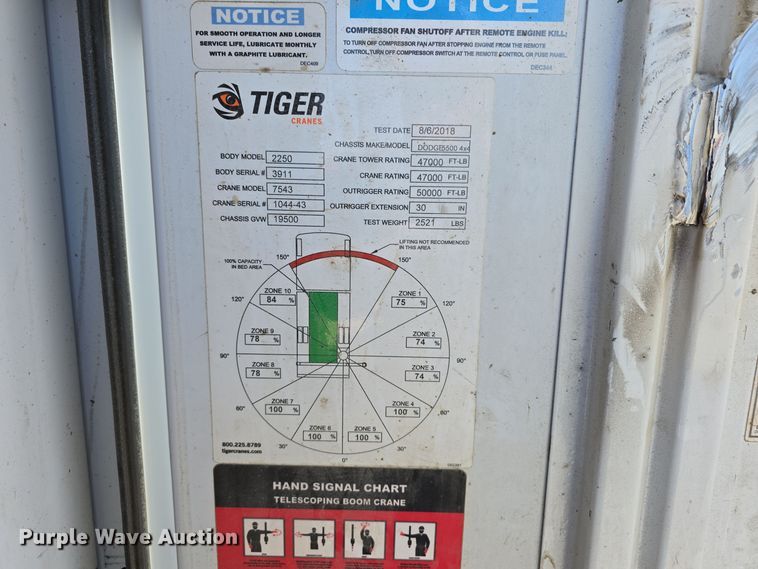 image for item DW3815 2018 Dodge Ram 5500HD utility / service truck