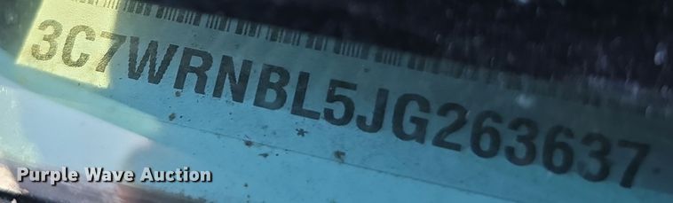 image for item DW3815 2018 Dodge Ram 5500HD utility / service truck