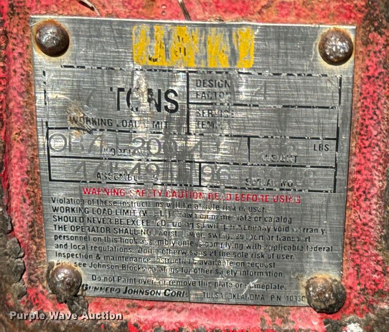 image for item DX1443 1996 Link-Belt ATC-822 crane truck