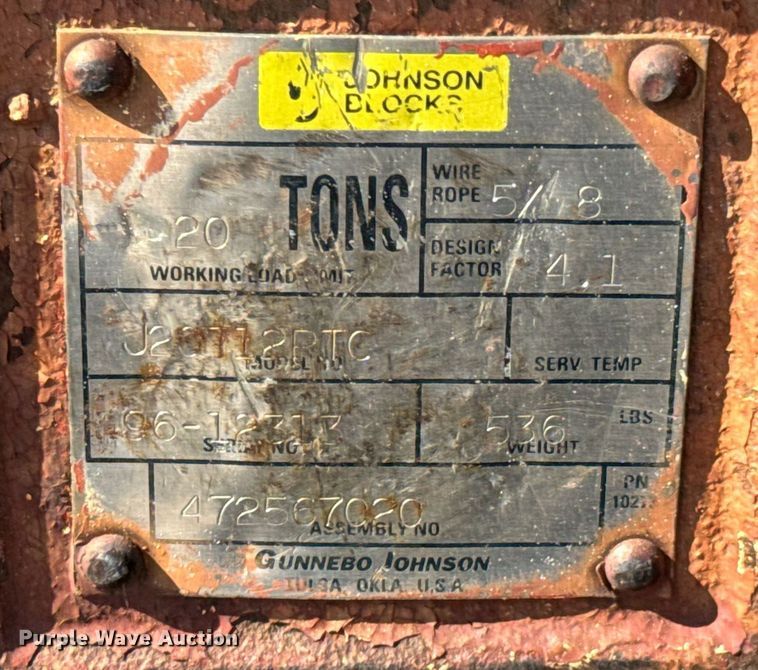 image for item DX1443 1996 Link-Belt ATC-822 crane truck