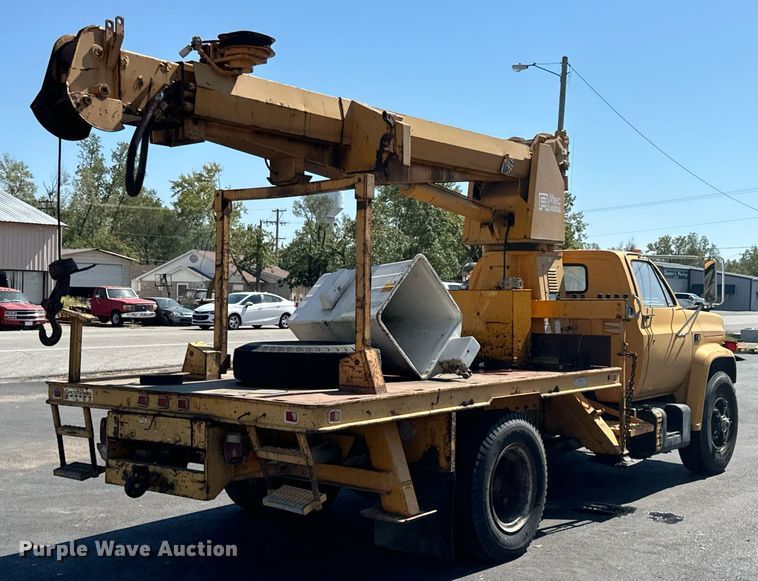 image for item DX1445 1987 GMC Sierra C7 crane truck