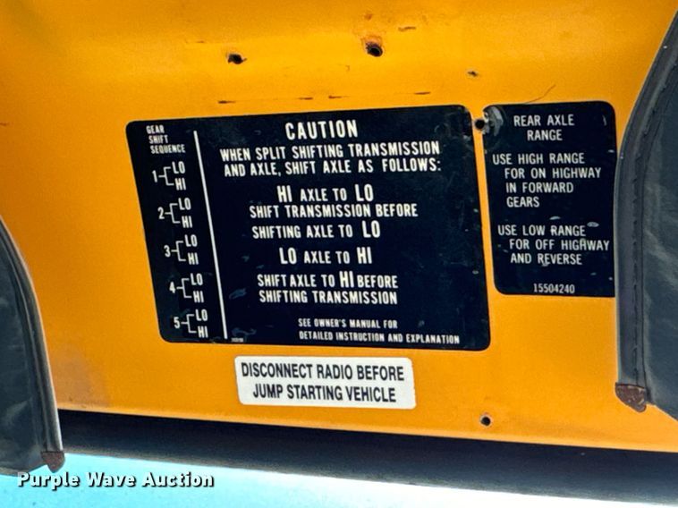 image for item DX1445 1987 GMC Sierra C7 crane truck