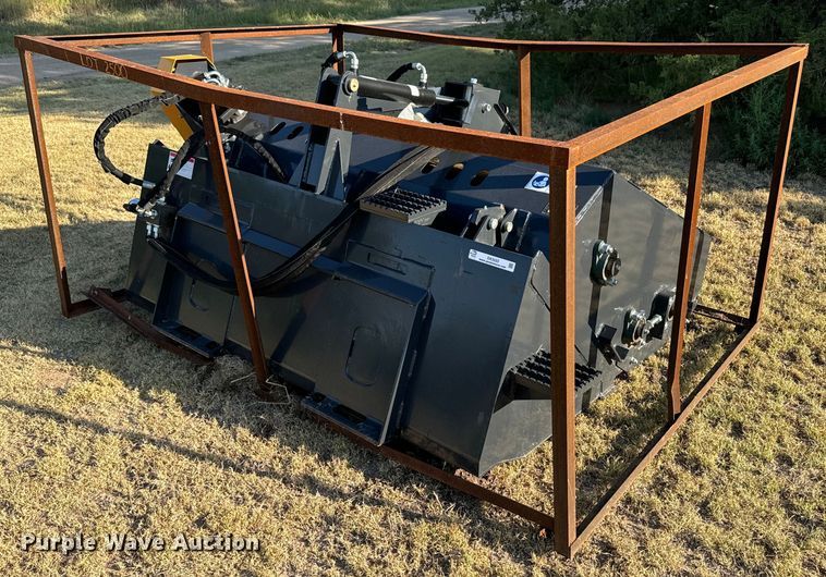 image for item DX3523 2023 Land Honor  LR-12-72W skid steer landscape rake