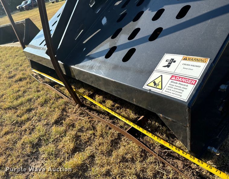 image for item DX3523 2023 Land Honor  LR-12-72W skid steer landscape rake