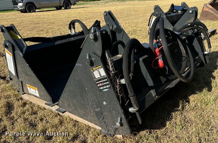 image for item DX3546 2023 Wolverine  MCB-11-48W compact utility loader four-in-one bucket