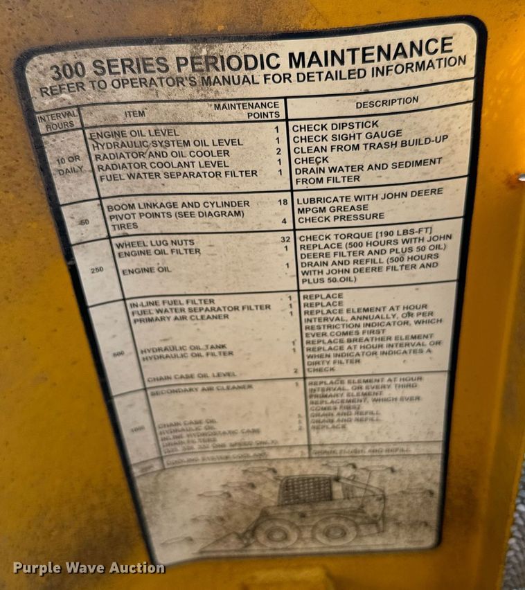 image for item DX3633 2005 John Deere 320 skid steer loader