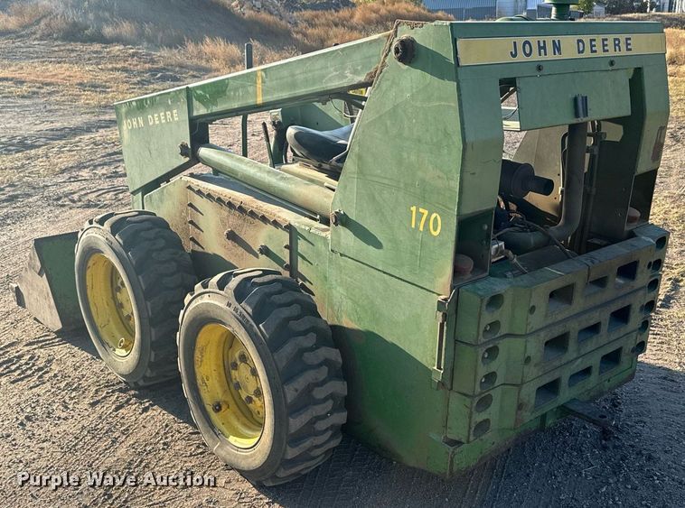 image for item DX3712 John Deere 170 skid steer loader