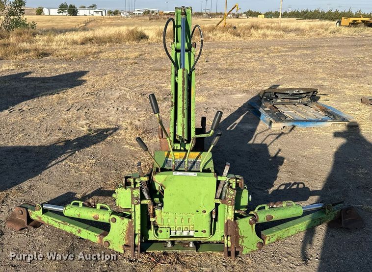 image for item DX3713 John Deere skid steer backhoe