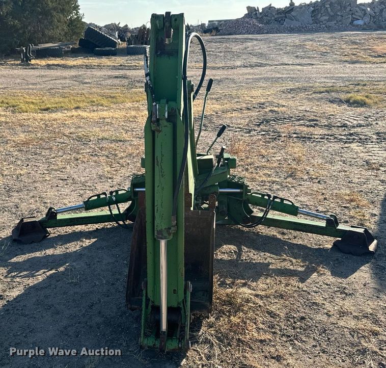 image for item DX3713 John Deere skid steer backhoe