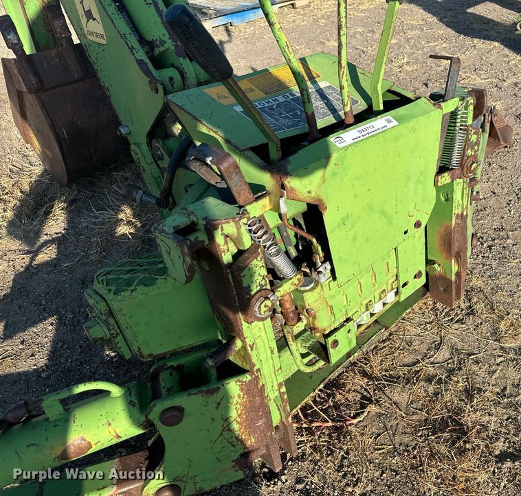 image for item DX3713 John Deere skid steer backhoe