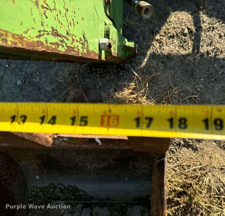 image for item DX3713 John Deere skid steer backhoe